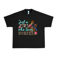 Just A Girl Who Loves Horses Urban Heavy Tee | Teevron