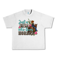 Lunar Rock just a girl who loves horses Urban Heavy Tee - MaliasSmallBusiness