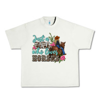 Pistachio just a girl who loves horses Urban Heavy Tee - MaliasSmallBusiness