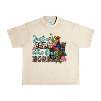 Sandshell just a girl who loves horses Urban Heavy Tee - MaliasSmallBusiness