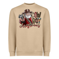 Mushroom cowboy christmas Heavyweight Sweatshirt - SublimationCraftShop