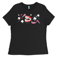 Black dentist elements Ladies Tee - AdoDesignShop