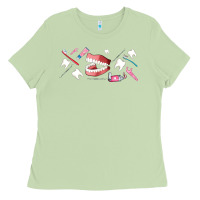 Matcha dentist elements Ladies Tee - AdoDesignShop