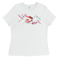 White dentist elements Ladies Tee - AdoDesignShop