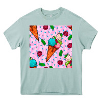 Arona ice cream seamless pattern Heavy Core Tee - BundleAndBundleShop