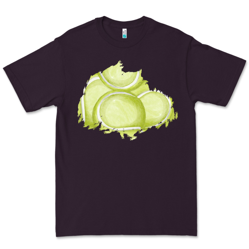Tennis Patch Premium Tee by AdoDesignShop | Teevron