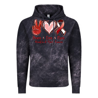 Cloud Black Peace Love Cure Heart And Neck Cancer Vintage Hoodie - Jasminsmagicworld