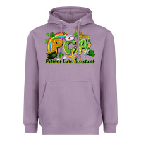 Lavender PCA Patient Care Assistant St. Patrick's Day Heavyweight Hoodie - CowGirlArtShop