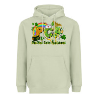 Matcha PCA Patient Care Assistant St. Patrick's Day Heavyweight Hoodie - CowGirlArtShop