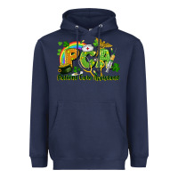Navy PCA Patient Care Assistant St. Patrick's Day Heavyweight Hoodie - CowGirlArtShop
