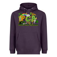 Plum PCA Patient Care Assistant St. Patrick's Day Heavyweight Hoodie - CowGirlArtShop