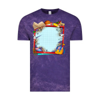 Cloud Purple school your text here Vintage Tee - NancyCooperArtShop