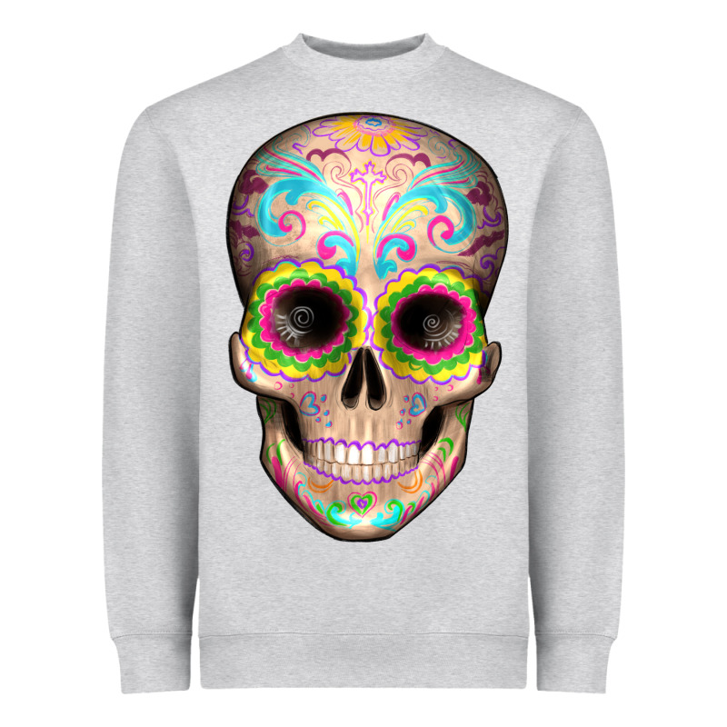 Mexican Skull Heavyweight Sweatshirt by Artiststas | Teevron