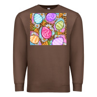 Chestnut Easter eggs daisies carrots Premium Sweatshirt - OliviaCreatesArt