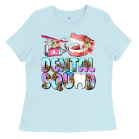 Baby Blue dental squad Ladies Tee - AdoDesignShop