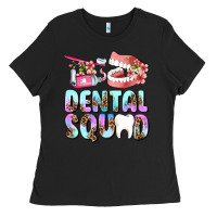 Black dental squad Ladies Tee - AdoDesignShop