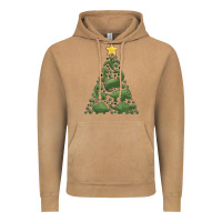 Vintage Camel dinosaur christmas tree Vintage Hoodie - MaliasSmallBusiness