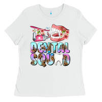 White dental squad Ladies Tee - AdoDesignShop
