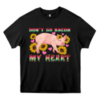 Black western don't go bacon my heart pig Heavy Core Tee - Artiststas