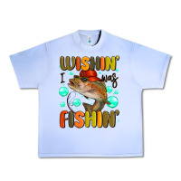 Grape Ice wishing i was fishing Urban Heavy Tee - MaliasSmallBusiness