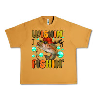 Peanut Butter wishing i was fishing Urban Heavy Tee - MaliasSmallBusiness