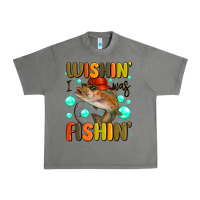 Tornado wishing i was fishing Urban Heavy Tee - MaliasSmallBusiness