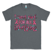 Charcoal Heather i wear pink for all warriors Classic Tee - JahusDesignShop