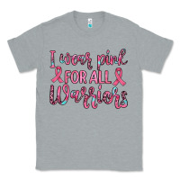 Heather Grey i wear pink for all warriors Classic Tee - JahusDesignShop