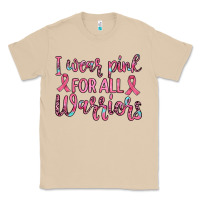 Mushroom i wear pink for all warriors Classic Tee - JahusDesignShop