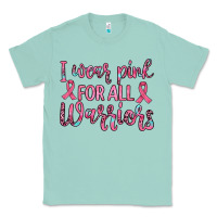 Seafoam i wear pink for all warriors Classic Tee - JahusDesignShop