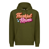 Army Green thankful mama Premium Hoodie - JahusDesignShop