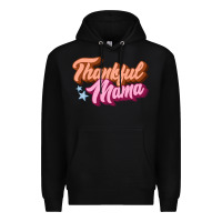 Black thankful mama Premium Hoodie - JahusDesignShop
