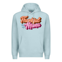 Blue Mist thankful mama Premium Hoodie - JahusDesignShop