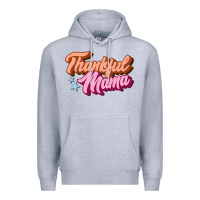 Heather Grey thankful mama Premium Hoodie - JahusDesignShop