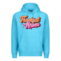 Ocean Blue thankful mama Premium Hoodie - JahusDesignShop