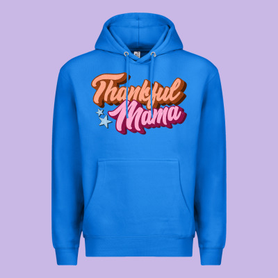 Thankful Mama Premium Hoodie Designed By Jahusdesignshop