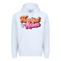 White thankful mama Premium Hoodie - JahusDesignShop