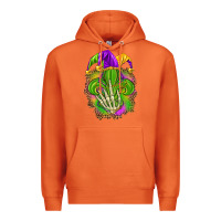 Carrot Mardi Gras with skeleton hand Premium Hoodie - HowdyJamesFarm
