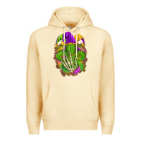 Pina Colada Mardi Gras with skeleton hand Premium Hoodie - HowdyJamesFarm
