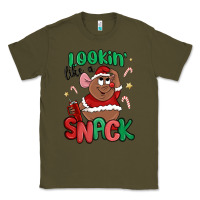 Army Green lookin' like a snack christmas character Classic Tee - MaliasSmallBusiness