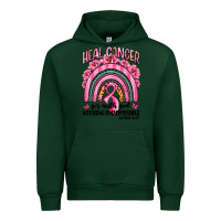 Forest Green heal cancer rainbow Urban Hoodie - LillyAllenDesigns