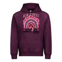 Mauve Wine heal cancer rainbow Urban Hoodie - LillyAllenDesigns