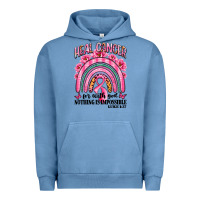 Pigment Pebble Blue heal cancer rainbow Urban Hoodie - LillyAllenDesigns