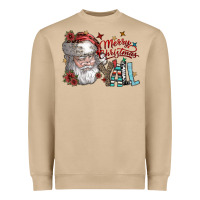 Mushroom merry christmas yall Heavyweight Sweatshirt - SublimationCraftShop