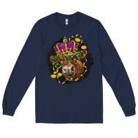 Navy Mardi Gras red Angus Long Sleeve Tee - LillyAllenDesigns