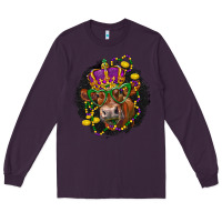 Plum Mardi Gras red Angus Long Sleeve Tee - LillyAllenDesigns