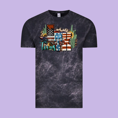 Tx Texas Vintage Tee Designed By Nancycooperartshop