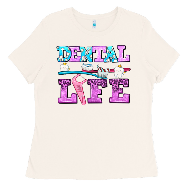Dental Life With Teeth Ladies Tee by AdoDesignShop | Teevron