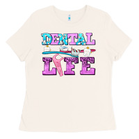 Bone dental life with teeth Ladies Tee - AdoDesignShop