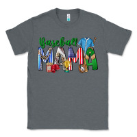 Charcoal Heather baseball mama Classic Tee - CowhideDigitalArt
